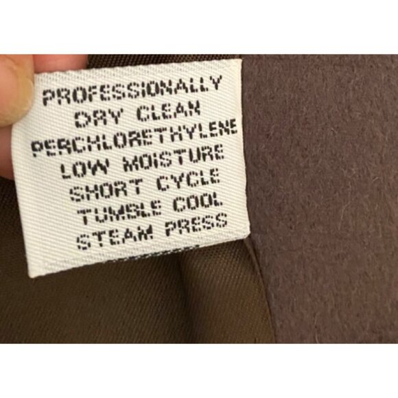 Vintage Forecaster of Boston Over Coat 100% Brown Wool 47" Long Size 16 - Picture 4 of 10